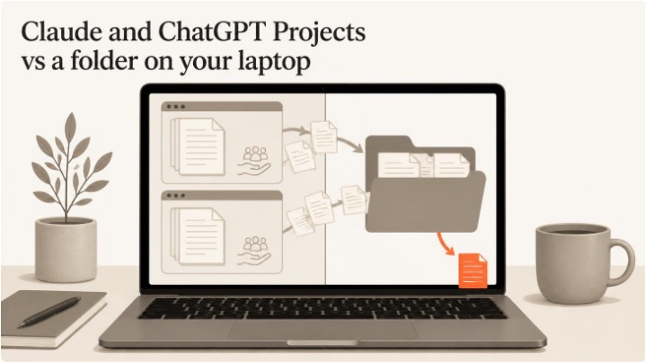 Claude and ChatGPT Projects vs a folder on your laptop