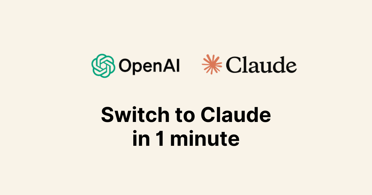 Claude Now Lets You Import Your ChatGPT Memories. Here's What That Actually Means.